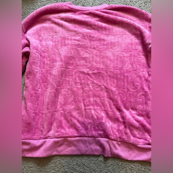 Juicy Couture pink fuzzy sleepwear - Picture 4 of 5